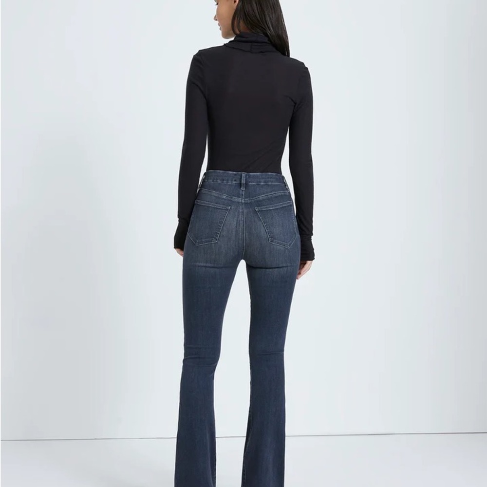 NWT 7 for all Mankind NO FILTER ULTRA HIGH RISE SKINNY BOOTCUT IN EDELWEISS